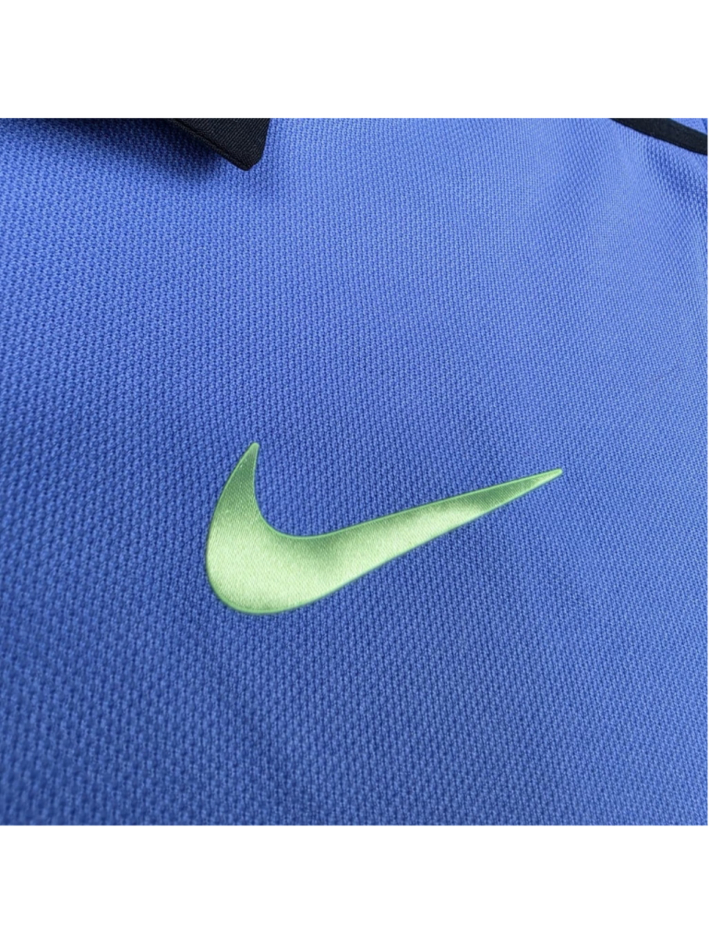 Nike Dri-FIT Roger Federer RF Tennis Polo Shirt Blue Black XXL - Picture 4 of 12